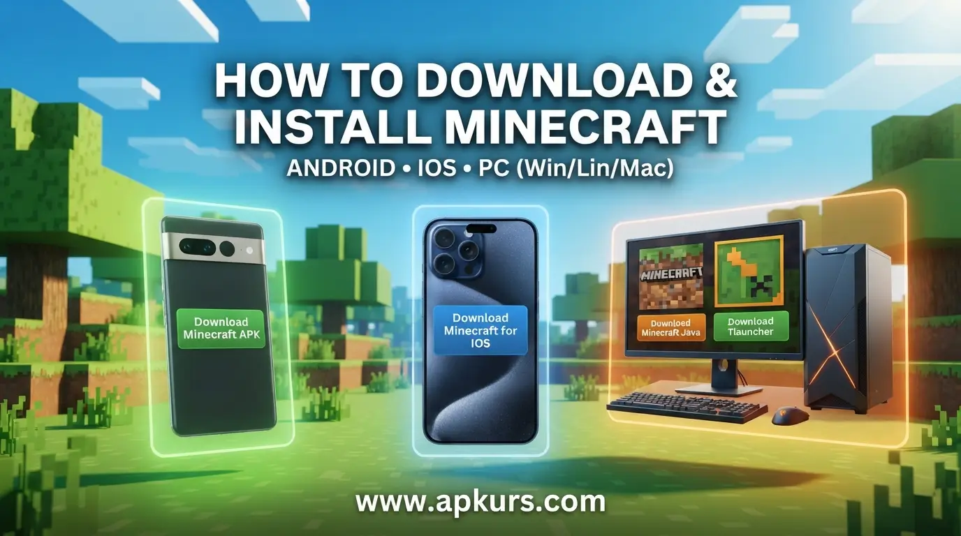 how to download and install minecraft image